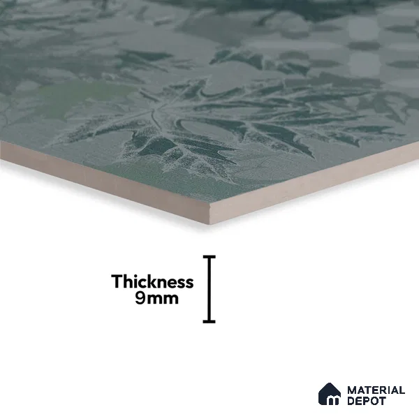 Moroccan Wall & Floor Tile TL 00896 B Jekorb Grey Decor 2 ft x 2 ft Matte Finish Vitrified Tile - 9 mm | Please Expect a Slight Variation of Pattern | Suitable For Accent/Feature Wall, Kitchen & Dining Area | Random Designs