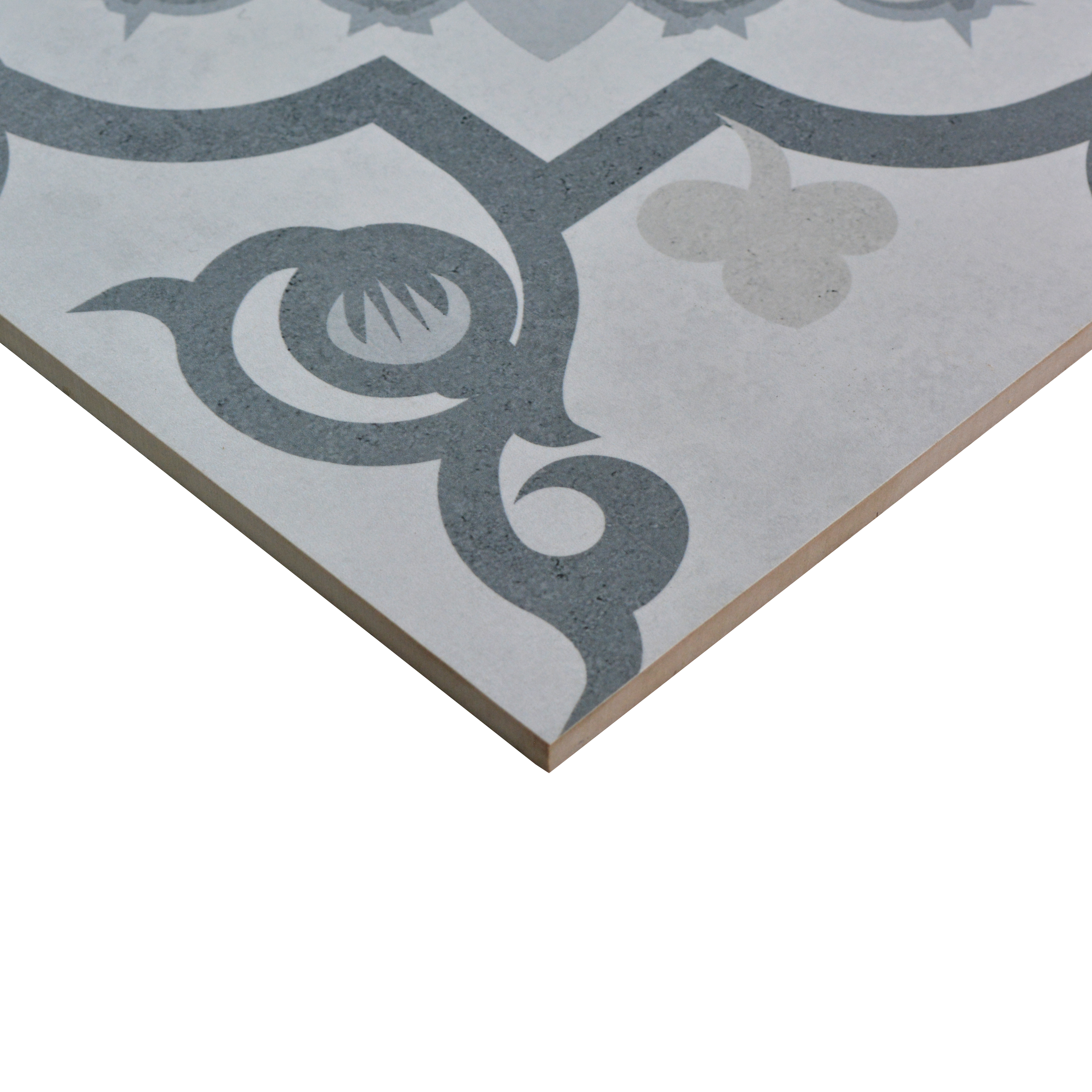 Moroccan Wall & Floor Tile TL 00900 Frazle 2 ft x 2 ft Matte Finish Vitrified Tile - 9 mm | Please Expect a Slight Variation of Pattern | Suitable For Balcony, Kitchen & Dining Area | Random Designs