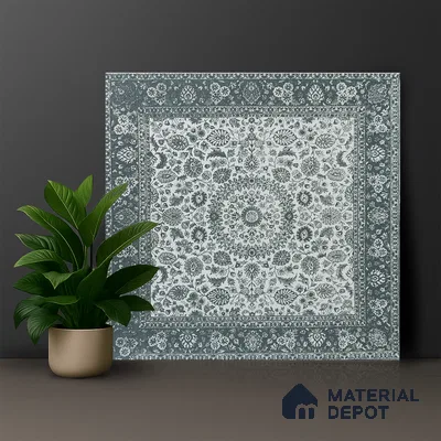 Moroccan Wall & Floor Tile TL 00902 Carpet 2 ft x 2 ft Matte Finish Vitrified Tile - 9 mm | Suitable For Kitchen, Dining Area, Bedroom | Please Expect a Slight Variation of Pattern | Random Designs