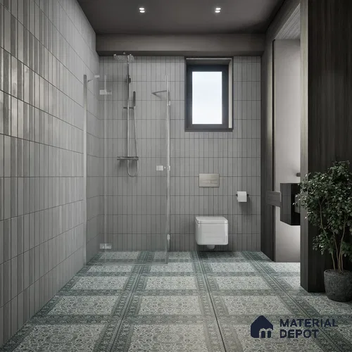 Moroccan Wall & Floor Tile TL 00902 Carpet 2 ft x 2 ft Matte Finish Vitrified Tile - 9 mm | Suitable For Kitchen, Dining Area, Bedroom | Please Expect a Slight Variation of Pattern | Random Designs