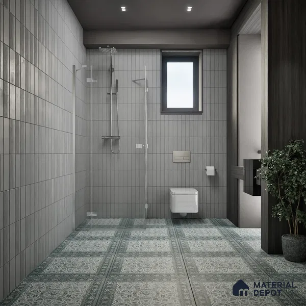 Moroccan Wall & Floor Tile TL 00902 Carpet 2 ft x 2 ft Matte Finish Vitrified Tile - 9 mm | Suitable For Kitchen, Dining Area, Bedroom | Please Expect a Slight Variation of Pattern | Random Designs