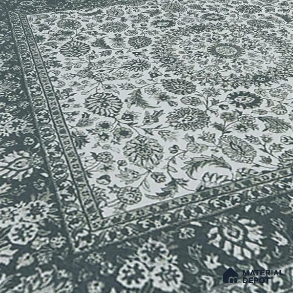 Moroccan Wall & Floor Tile TL 00902 Carpet 2 ft x 2 ft Matte Finish Vitrified Tile - 9 mm | Suitable For Kitchen, Dining Area, Bedroom | Please Expect a Slight Variation of Pattern | Random Designs