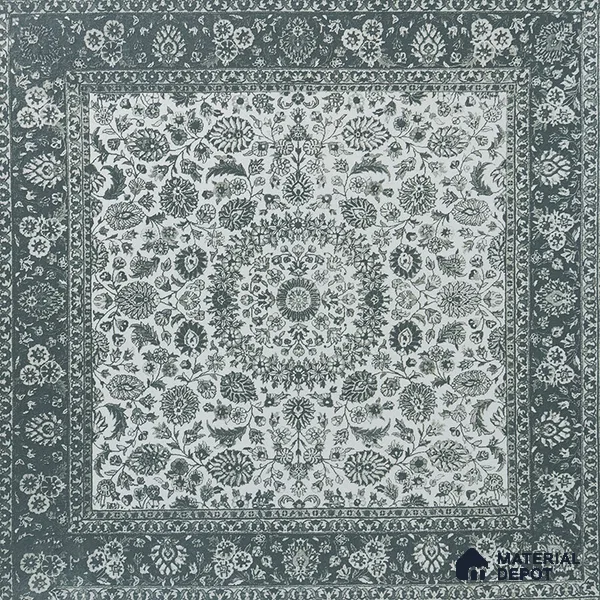 Moroccan Wall & Floor Tile TL 00902 Carpet 2 ft x 2 ft Matte Finish Vitrified Tile - 9 mm | Suitable For Kitchen, Dining Area, Bedroom | Please Expect a Slight Variation of Pattern | Random Designs