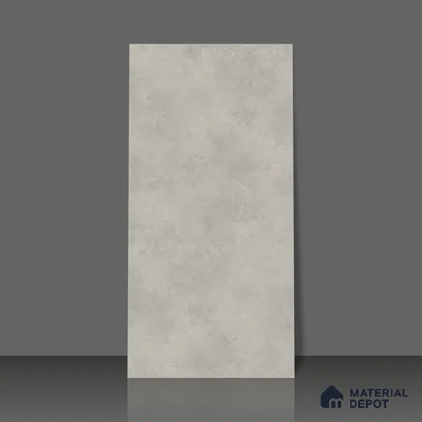 Cement Floor & Wall Tile | TL 00933 Stonex Bianco 4 ft x 2 ft Matte Finish Vitrified Tile | Suitable For Living Room, Bedroom, Bathroom