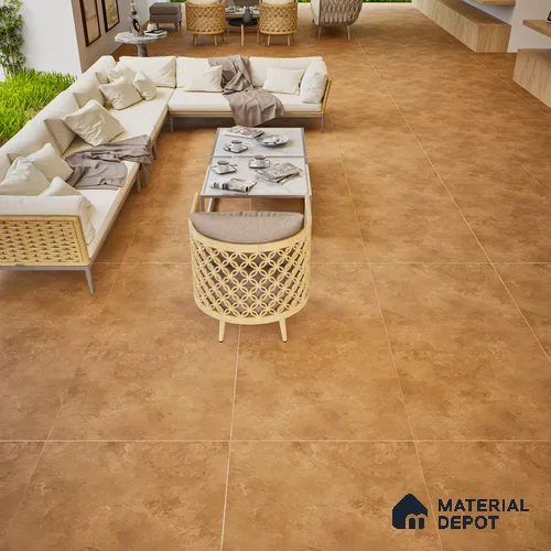 Stone Floor & Wall Tile | TL 00937 Stonex Bruno 4 ft x 2 ft Matte Finish Vitrified Tile | Suitable For Living Room, Bedroom, Bathroom
