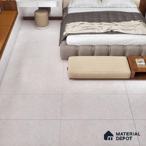 TL 00943 Orra Bianco 1200x600 mm Random Face Matte Finish Vitrified Wall & Floor Tile - 9 mm | Image 07