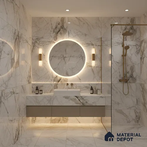 TL 00952 Grisial White 1200x600 mm High Gloss Finish Vitrified Floor & Wall Tile - 9 mm
