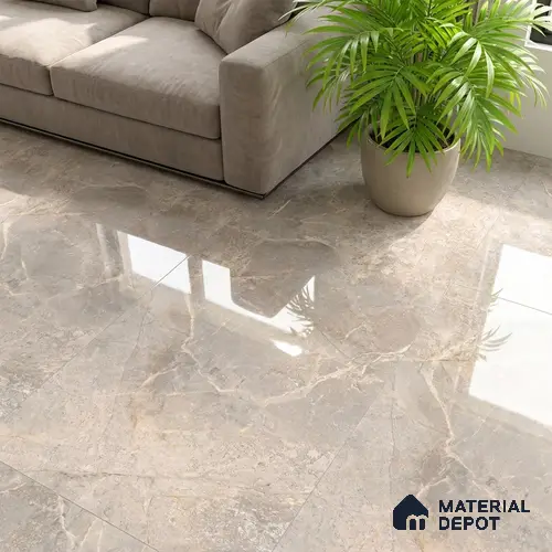TL 00954 Monard Beige 1200 x 600 mm PGVT Glossy Finish Tile - 9 mm