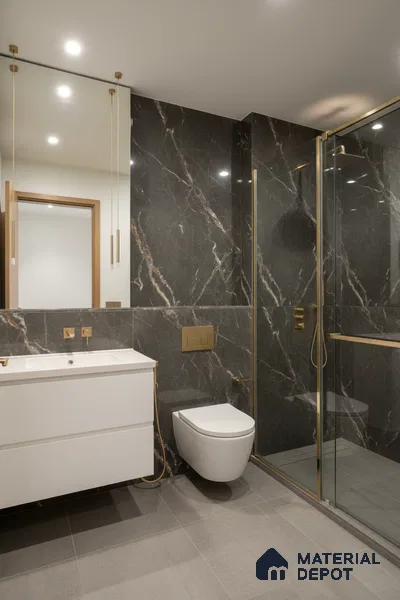 TL 00965 Titanium Blue 1200 x 600 mm High Gloss Finish Tile - 9 mm