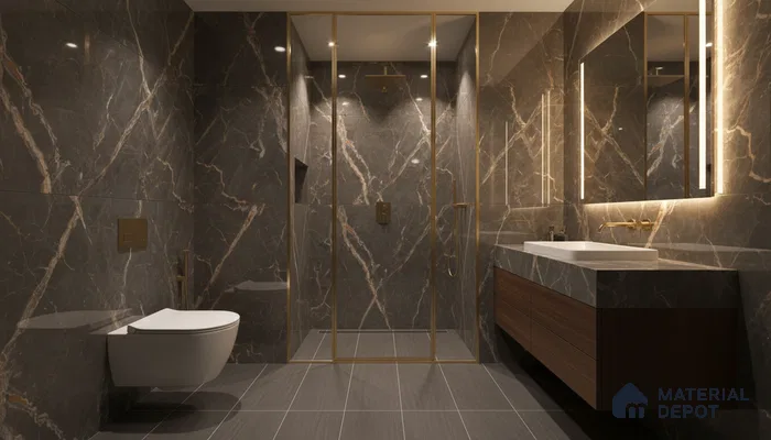 TL 00965 Titanium Blue 1200 x 600 mm High Gloss Finish Tile - 9 mm