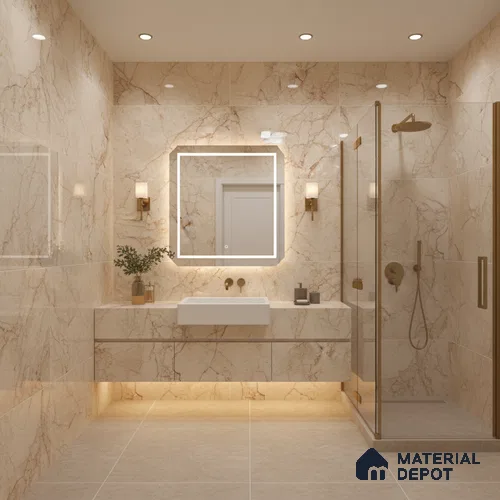 TL 00996 Espen Crema 1200x600 mm Glossy Finish Vitrified Wall & Floor Tile - 9 mm