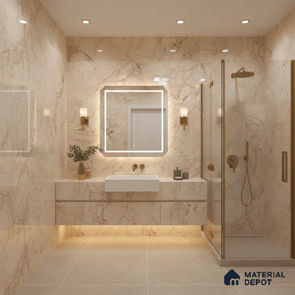 TL 00996 Espen Crema 1200x600 mm Glossy Finish Vitrified Wall & Floor Tile - 9 mm (Sample)