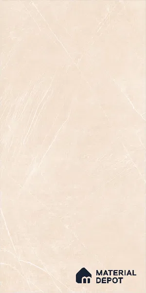 Marble Crema Marfil Wall & Floor Tile TL 01002 Warm Beige 4 ft x 2 ft Glossy Finish Vitrified Tile - 9 mm | Suitable For Living Room, Bedroom, Dining
