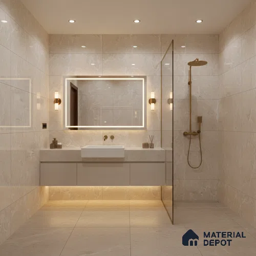 TL 01015 Spider Beige 1200x600 mm Glossy Finish Vitrified Wall & Floor Tile - 9 mm