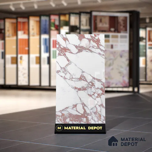 Marble Floor & Wall Tile | TL 01030 Saturio Mars 4 ft x 2 ft Vitrified Tile - 9 mm | Suitable For Living Room, Bedroom, Dining Area | Image 2
