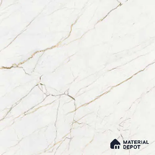 TL 01053 Opera White 600 x 600 mm Carving Matte Finish Tile - 9 mm
