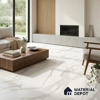 Minimalist home interiors with modern wallpapers and grey louvers | Material Depot