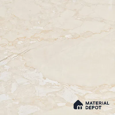 Marble Endless Perlato Sicilia Wall & Floor Tile TL 01078 Almond Cream 4 ft x 2 ft Glossy Finish Vitrified Tile - 9 mm | Suitable For Living Room, Bedroom, Dining