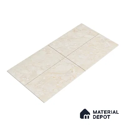 Marble Endless Perlato Sicilia Wall & Floor Tile TL 01078 Almond Cream 4 ft x 2 ft Glossy Finish Vitrified Tile - 9 mm | Suitable For Living Room, Bedroom, Dining