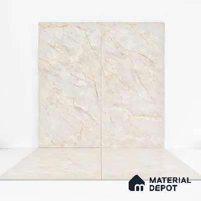 Marble Onyx Wall & Floor Tile TL 01086 Dove Grey 4 ft x 2 ft Matte Finish Vitrified Tile - 9 mm | Suitable For Living Room, Bedroom, Kitchen