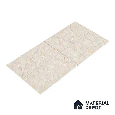 Marble Onyx Wall & Floor Tile TL 01086 Dove Grey 4 ft x 2 ft Matte Finish Vitrified Tile - 9 mm | Suitable For Living Room, Bedroom, Kitchen
