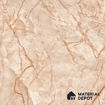 Marble Dyna Royale Wall & Floor Tile TL 01087 Latte Beige 4 ft x 2 ft Matte Finish Vitrified Tile - 9 mm | Suitable For Living Room, Bedroom, Kitchen