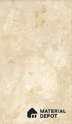 Marble Crema Marfil Wall & Floor Tile TL 01095 Wheat Beige 4 ft x 2 ft Glossy Finish Vitrified Tile - 9 mm | 3 Random Designs | Suitable For Living Room, Bedroom, Dining