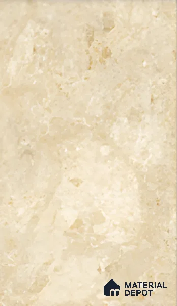 Marble Crema Marfil Wall & Floor Tile TL 01095 Wheat Beige 4 ft x 2 ft Glossy Finish Vitrified Tile - 9 mm | 3 Random Designs | Suitable For Living Room, Bedroom, Dining