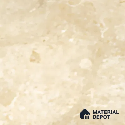 Marble Crema Marfil Wall & Floor Tile TL 01095 Wheat Beige 4 ft x 2 ft Glossy Finish Vitrified Tile - 9 mm | 3 Random Designs | Suitable For Living Room, Bedroom, Dining