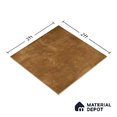 TL 01113 Cemento Brown Matte Finish 600 x 600 mm Vitrified Wall & Floor Tile - 9 mm