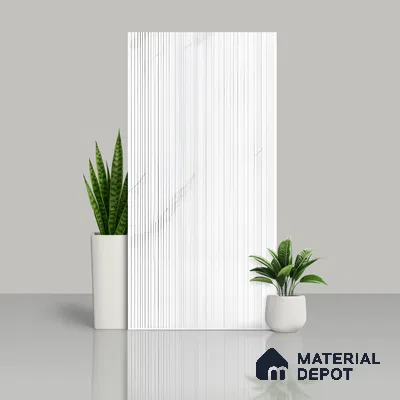 Highlighter Wall Tile | TL 01138 Orra Satuario Punch 4 Punch Finish 4 ft x 2 ft Matte Finish Vitrified Tile - 9 mm (Random 06) | Suitable For Foyer, Accent/Feature Wall, Dining Area