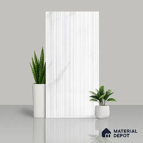 Highlighter Wall Tile | TL 01138 Orra Satuario Punch 4 Punch Finish 4 ft x 2 ft Matte Finish Vitrified Tile - 9 mm (Random 06) | Suitable For Foyer, Accent/Feature Wall, Dining Area