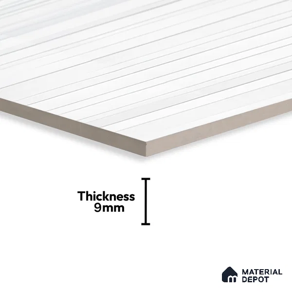Highlighter Wall Tile | TL 01138 Orra Satuario Punch 4 Punch Finish 4 ft x 2 ft Matte Finish Vitrified Tile - 9 mm (Random 06) | Suitable For Foyer, Accent/Feature Wall, Dining Area