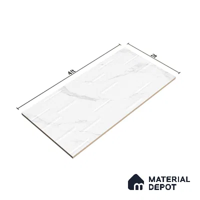 Highlighter Wall Tile | TL 01139 Orra Satuario Punch 7 Punch Finish 4 ft x 2 ft Matte Finish Vitrified Tile - 9 mm (Random 06) | Suitable For Foyer, Accent/Feature Wall, Dining Area