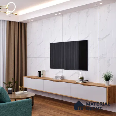 Highlighter Wall Tile | TL 01139 Orra Satuario Punch 7 Punch Finish 4 ft x 2 ft Matte Finish Vitrified Tile - 9 mm (Random 06) | Suitable For Foyer, Accent/Feature Wall, Dining Area
