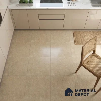 TL 01166 Vibrato Beige Matte Finish 600 x 600 mm Vitrified Wall & Floor Tile - 9 mm (Sample)