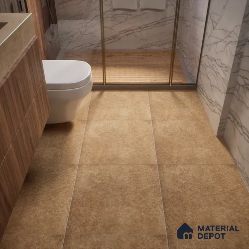 TL 01167 Vibrato Brown Matte Finish 600 x 600 mm Vitrified Wall & Floor Tile - 9 mm