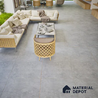 Stone Floor & Wall Tile | TL 01171 Zett Graffiti 4 ft x 2 ft Matte Finish Digital Vitrified Tile - 9 mm | Suitable For Living Room, Bedroom, Dining Area