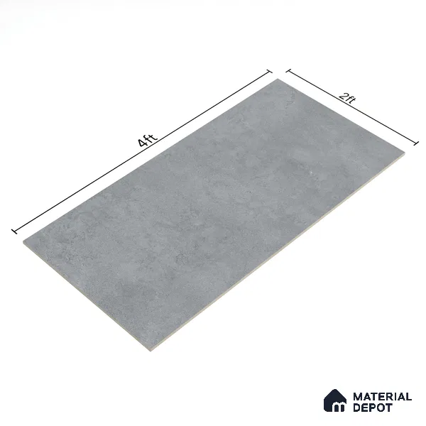 Stone Floor & Wall Tile | TL 01171 Zett Graffiti 4 ft x 2 ft Matte Finish Digital Vitrified Tile - 9 mm | Suitable For Living Room, Bedroom, Dining Area