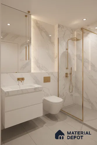 Endless Floor & Wall Vitrified Tile Silken White 4 ft x 2 ft | TL 01184 Glossy Finish - 9 mm | Suitable for Living Room, Bedroom