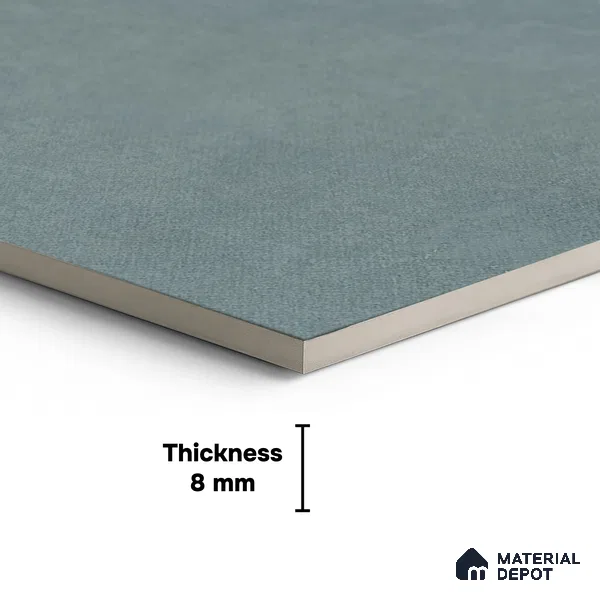 Cement Matching Floor Tile TL 01202 D Quanto Aqua 1 ft x 1 ft Ceramic Anti Skid Anti Skid Matte Finish Tile - 8 mm | Suitable for Bathroom, Balcony