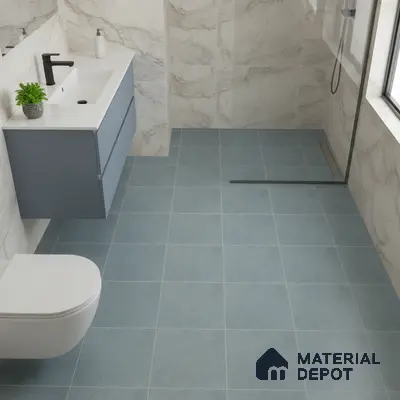 TL 01202 D Quanto Aqua 300 x 300 mm Ceramic Anti Skid Matte Finish Bathroom Floor Tile - 8 mm