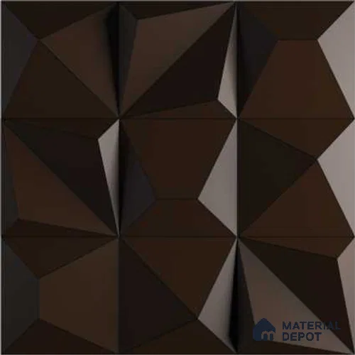 3D Wall Tile TL 01457 A Dusk Brown 300 x 300 mm Ceramic Glazed Matte Finish Tile - 9 mm