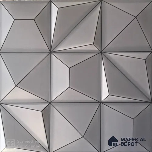 3D Wall Tile TL 01458 A Dusk Grey Decor 300 x 300 mm Ceramic Glazed Matte Finish Tile - 9 mm