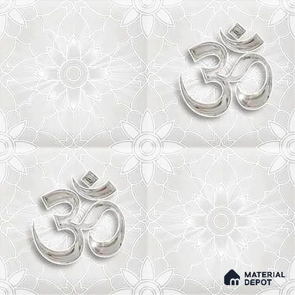 3D Wall Tile TL 01460 B Piazza Omkara HL 300 x 300 mm Ceramic Glazed Glossy Finish Tile - 9 mm