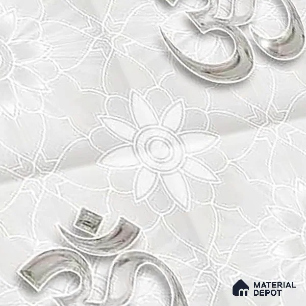 3D Wall Tile TL 01460 B Piazza Omkara HL 300 x 300 mm Ceramic Glazed Glossy Finish Tile - 9 mm