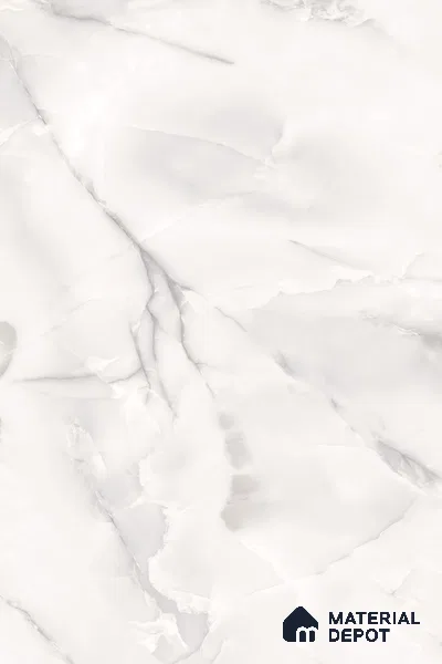 Large Format Marble Floor & Wall Tile TL 01466 Mercato Onyx 6 ft x 4 ft Glossy Finish Vitrified Tile - 9 mm | Suitable For Living Room, Bedroom, Office | Adhesive and Spacers Must be Used During Installation