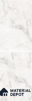Large Format Marble Floor & Wall Tile TL 01466 Mercato Onyx 6 ft x 4 ft Glossy Finish Vitrified Tile - 9 mm | Suitable For Living Room, Bedroom, Office | Adhesive and Spacers Must be Used During Installation