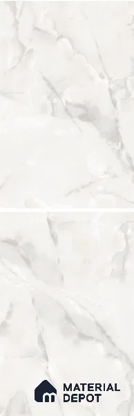 Large Format Marble Floor & Wall Tile TL 01466 Mercato Onyx 6 ft x 4 ft Glossy Finish Vitrified Tile - 9 mm | Suitable For Living Room, Bedroom, Office | Adhesive and Spacers Must be Used During Installation