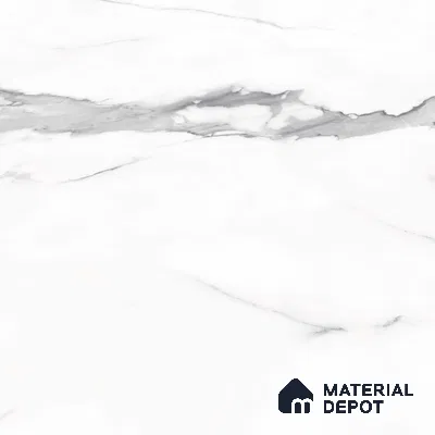 Budget Friendly Large Format Marble Floor & Wall Tile TL 01476 Amber Statuario 6 ft x 4 ft Glossy Finish Vitrified Tile - 9 mm | Suitable For Living Room, Bedroom, Office | Adhesive and Spacers Must be Used During Installation